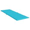vidaXL Coussin de chaise longue turquoise tissu oxford