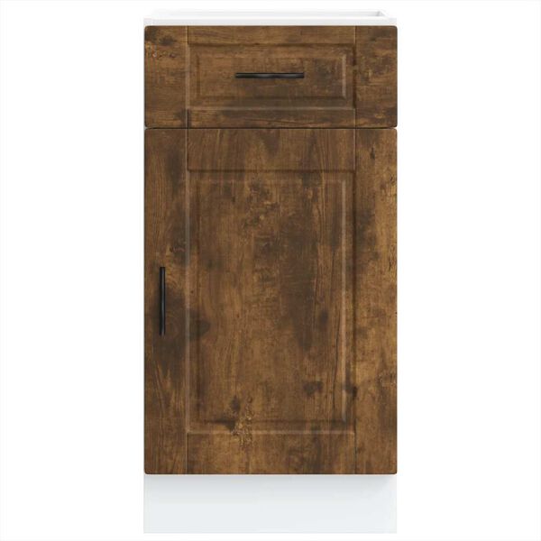 vidaXL Armoire de cuisine Porto ch&ecirc;ne fum&eacute; bois d'ing&eacute;nierie
