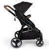 Baninni Poussette jumelle Luiz Noir