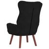 vidaXL fauteuil Noir 69 x 74 x 93 cm Velours