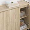 vidaXL Meuble d'appoint Sonoma 96,5 x 30 x 75 cm Bois d'ing&eacute;nierie