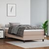 vidaXL Matelas de lit &agrave; ressorts ensach&eacute;s fermet&eacute; moyenne Cappuccino 90x190x20 cm