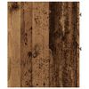 vidaXL Armoire de salle de bain &eacute;troite avec roulettes vieux bois