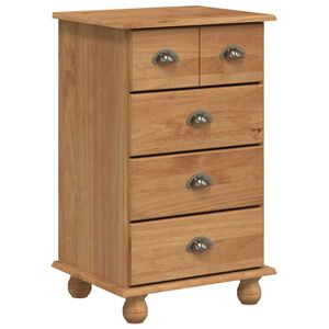 vidaXL Commode ASKIM Marron 45,8 x 40 x 79 cm Bois de pin massif