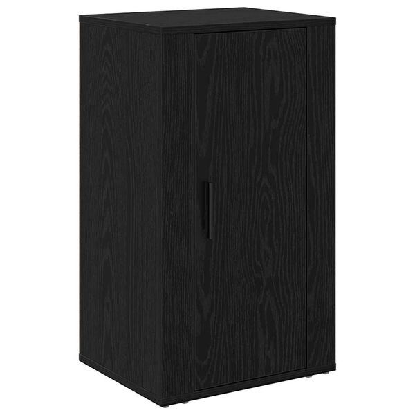 vidaXL Buffet Ch&ecirc;ne noir 40 x 33 x 70 cm Bois d'ing&eacute;nierie