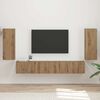 vidaXL Ensemble meuble TV 4 pcs Ch&ecirc;ne artisanal Bois d'ing&eacute;nierie