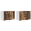 vidaXL Meuble mural de cuisine 2 pcs Bois Ancien 60 x 31 x 40 cm