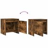 vidaXL Tables de chevet 2 pcs ch&ecirc;ne fum&eacute; 45x34x44,5 cm bois ing&eacute;nierie
