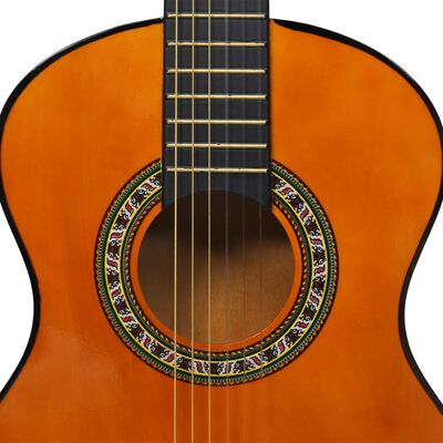 vidaXL Guitare classique pour débutants et enfants 1/2 34" Tilleul