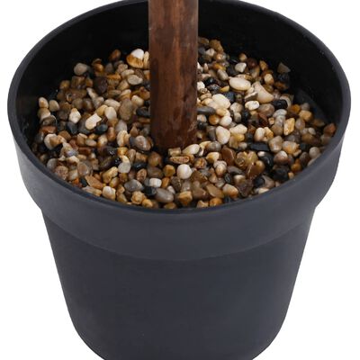vidaXL Plante de buis artificiel avec pot Forme de boule Vert 50 cm