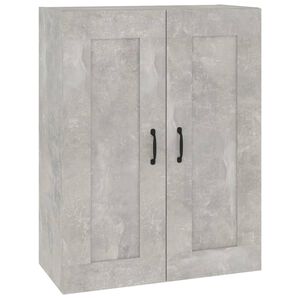 vidaXL Armoire murale suspendue Gris b&eacute;ton 69,5x32,5x90 cm