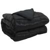 vidaXL Duvet complet toute l'ann&eacute;e 200 x 220 cm 300 gsm Noir