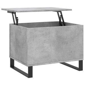 vidaXL Table basse Gris b&eacute;ton 60x44,5x45 cm Bois d'ing&eacute;nierie