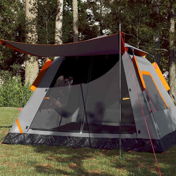 vidaXL Tente de camping à dôme 5 personnes libération rapide