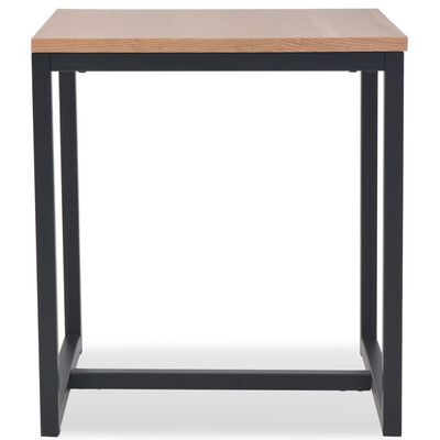 vidaXL Table basse Frêne 48 x 48 x 53 cm