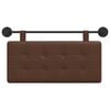 vidaXL T&ecirc;te de lit suspendue Marron 100 x 55 x 5 cm Simili cuir
