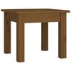 vidaXL Table basse Marron miel 35x35x30 cm Bois massif de pin