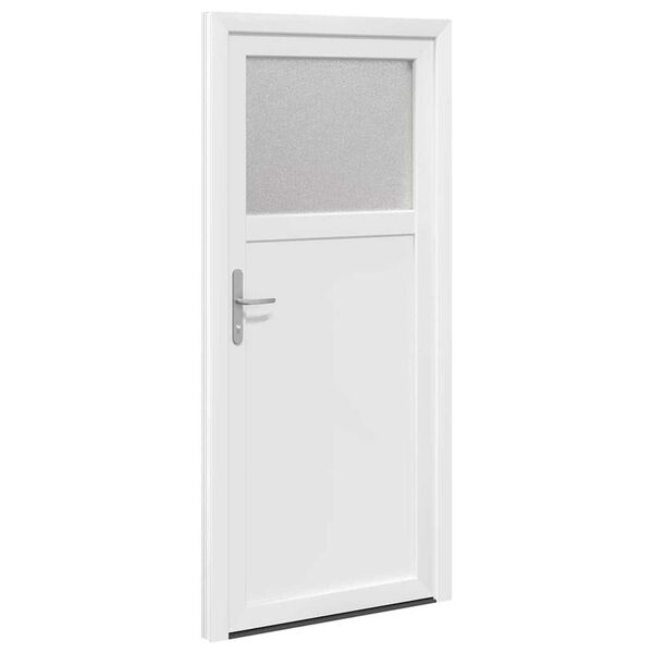 vidaXL Porte d'entrée latérale 88 x 198 cm PVC