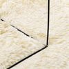 vidaXL Tapis Shaggy à poils longs NAVARRA crème 200x290 cm polyester
