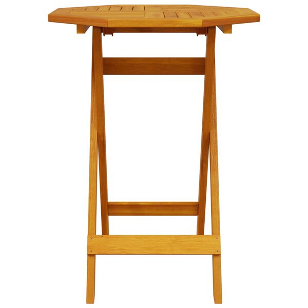 vidaXL Ensemble de bistro pliable 3 pcs bois d'acacia solide