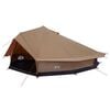 vidaXL Tente familiale Marron 12-Personnes Polycoton