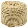 vidaXL Corde de bateau 8 mm 500 m Naturel