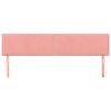 vidaXL T&ecirc;tes de lit Rose 180x5x78/88 cm Velours