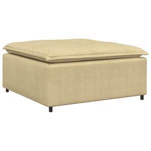 vidaXL Repose-pieds modulaire pour canap&eacute; gris et vert 100 x 100 x 48 cm