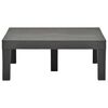 vidaXL Table de jardin Anthracite 78x78x31 cm Plastique