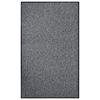 vidaXL Paillasson Gris 90x150 cm
