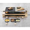 Bestron Gril &agrave; raclette ARG300BW 1500 W Bois noir XL
