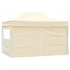 vidaXL Tente de f&ecirc;te Cr&egrave;me 291 x 431 x 315 cm Tissu Oxford