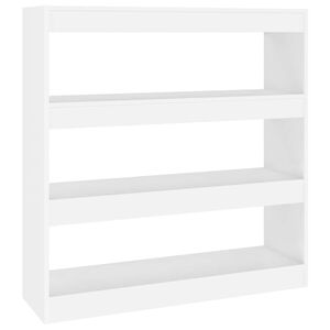 vidaXL Biblioth&egrave;que/S&eacute;parateur de pi&egrave;ce Blanc 100x30x103 cm