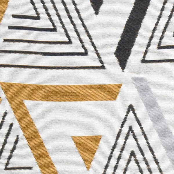 vidaXL Tapis Jaune et gris 100x200 cm Coton