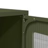 vidaXL Meuble TV vert olive 100,5x39x60,5 cm acier laminé à froid
