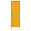 vidaXL Buffet jaune moutarde 36x39x113 cm acier