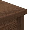 vidaXL Buffet haut ch&ecirc;ne marron 70x35x180 cm bois d'ing&eacute;nierie