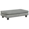 vidaXL Canap&eacute; avec repose-pied pour enfants gris clair 100x50x30 cm