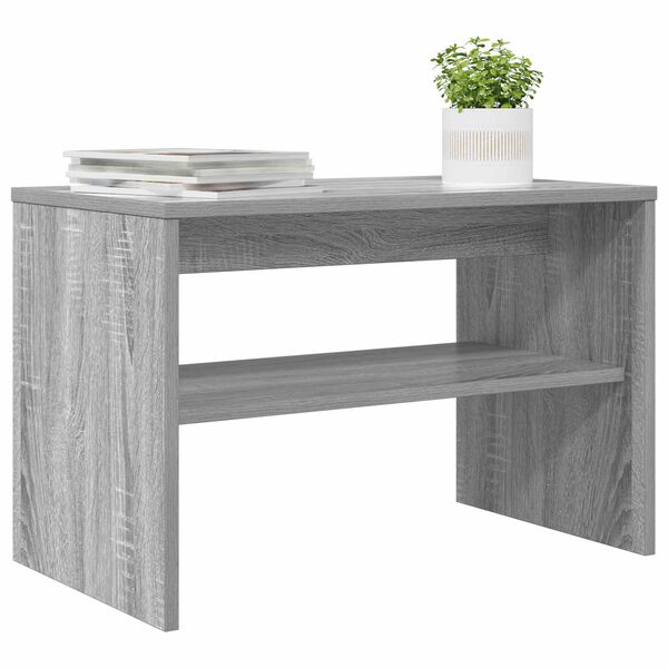 vidaXL Meuble TV Gris Sonoma 60 x 35 x 40 cm Bois d'ing&eacute;nierie