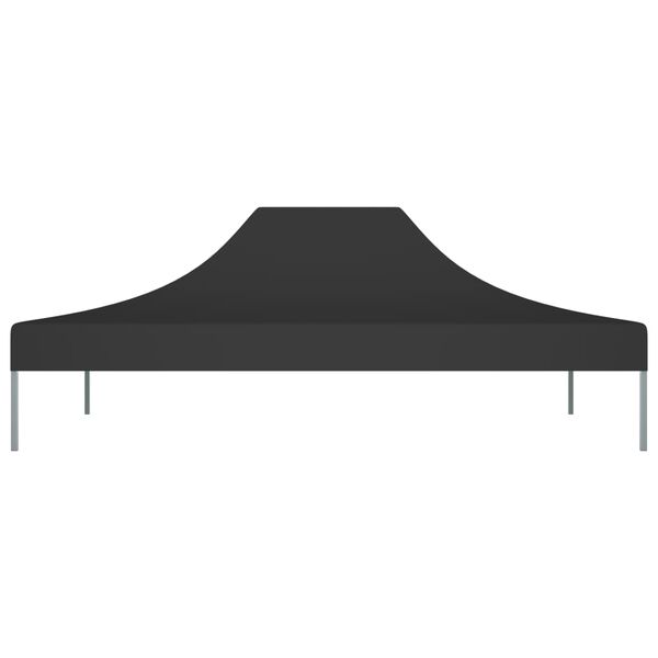 vidaXL Toit de tente de réception 4,5x3 m Noir 270 g/m²