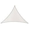 Livin'outdoor Tissu d'ombrage Como Polyester Triangle 3x2,5x2,5m Blanc