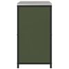 vidaXL Rangement de cuisine Vert olive 60 x 50 x 92 cm Acier
