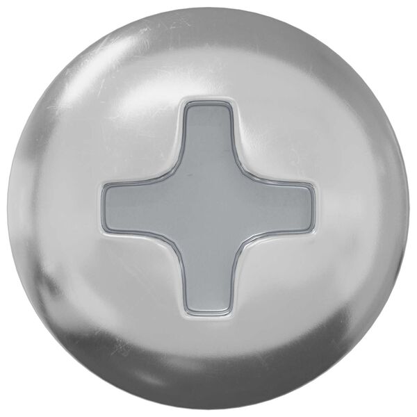 vidaXL Vis 2 pcs Argent&eacute; M4 x 16 mm Acier