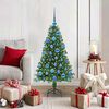 vidaXL Sapin de No&euml;l artificiel Vert 120 cm PVC, Acier et Plastique