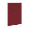 vidaXL Store pliss&eacute; rouge bordeaux 95x150 cm largeur du tissu 94,4 cm