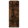 vidaXL Table console chêne fumé 100x35x90 cm bois d'ingénierie