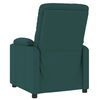 vidaXL Fauteuil inclinable Vert fonc&eacute; Tissu