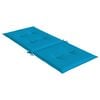 vidaXL Coussins de chaise de jardin &agrave; dossier haut lot de 2 bleu tissu