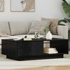 vidaXL Table basse Ch&ecirc;ne noir 95 x 55 x 31 cm Bois d'ing&eacute;nierie