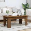 vidaXL Table basse Ch&ecirc;ne marron 100x60x42 cm Bois d'ing&eacute;nierie